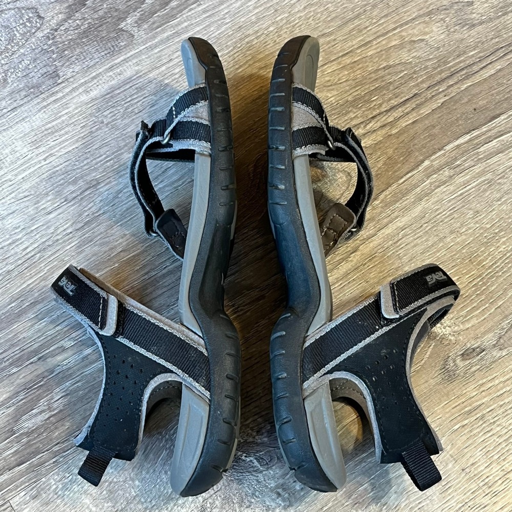 Teva Verra Hiking Sandals Black Gray Womens 9 UK 7 EU 40 - Picture 2 of 7
